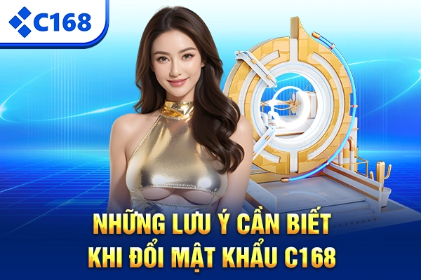 Những lưu ý cần biết khi đổi mật khẩu C168